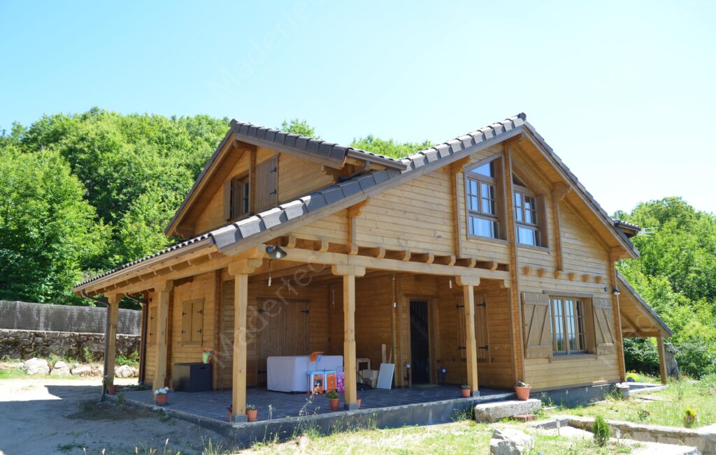 Casas de madera con sistema europeo