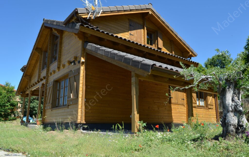 Casas de madera con sistema europeo 