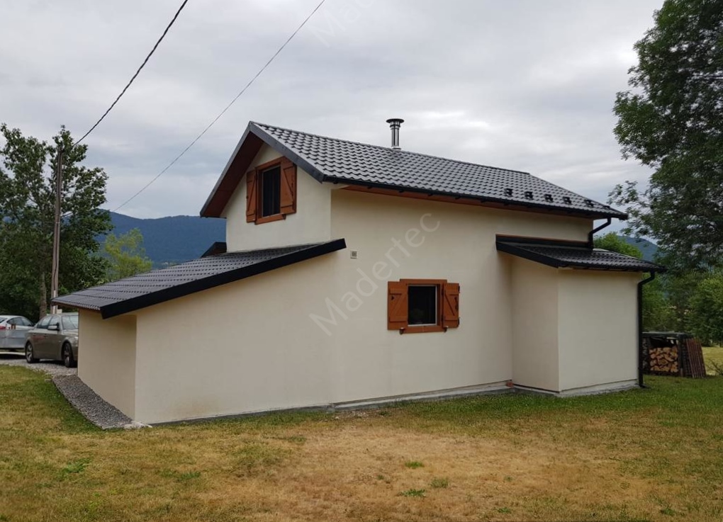 casas de madera de montaña